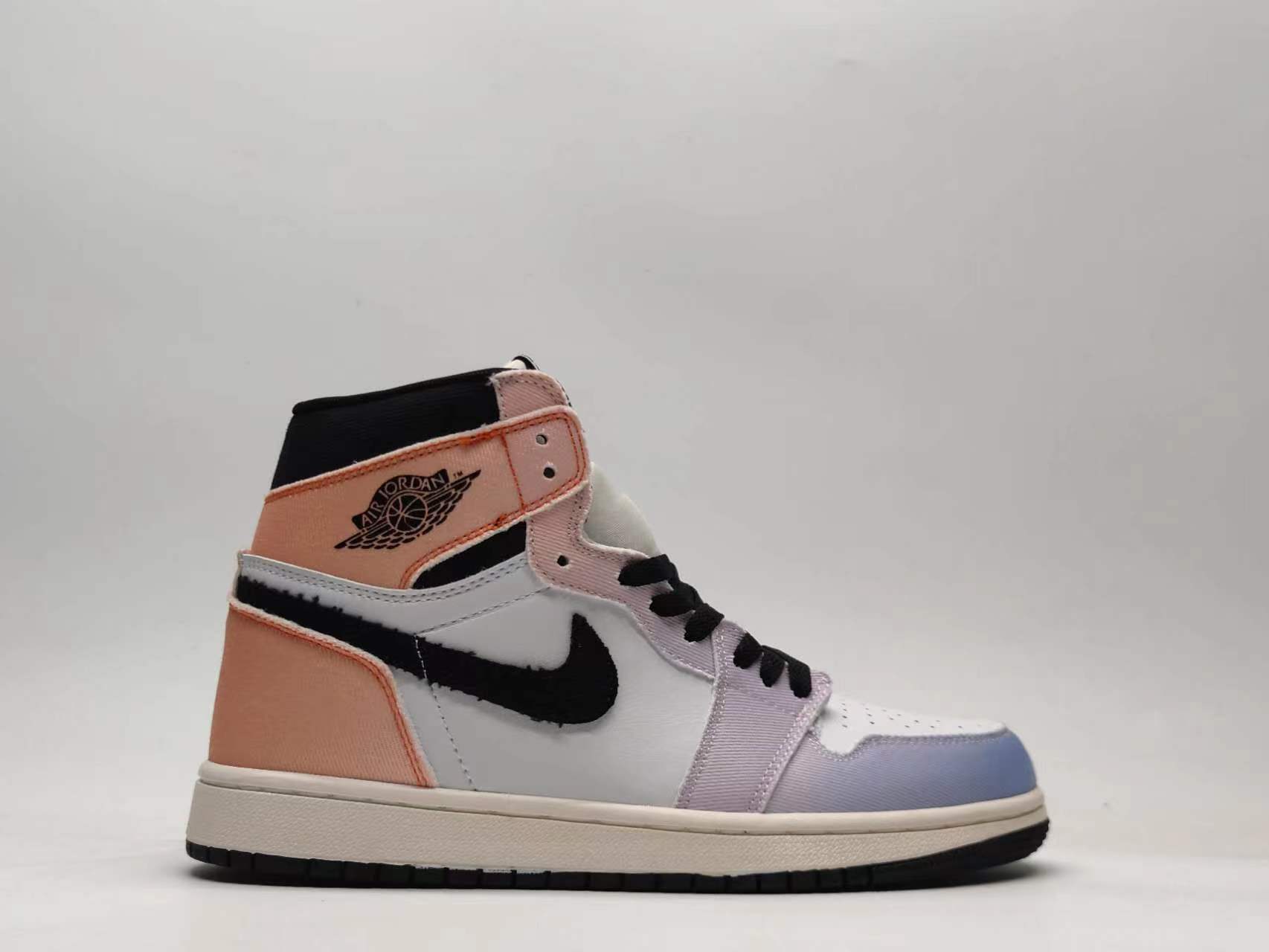 Women's Running Weapon Air Jordan 1 High Top White/Black Shoes 0290 Women's Running Weapon Air Jordan 1 High Top White/Black Shoes 0290